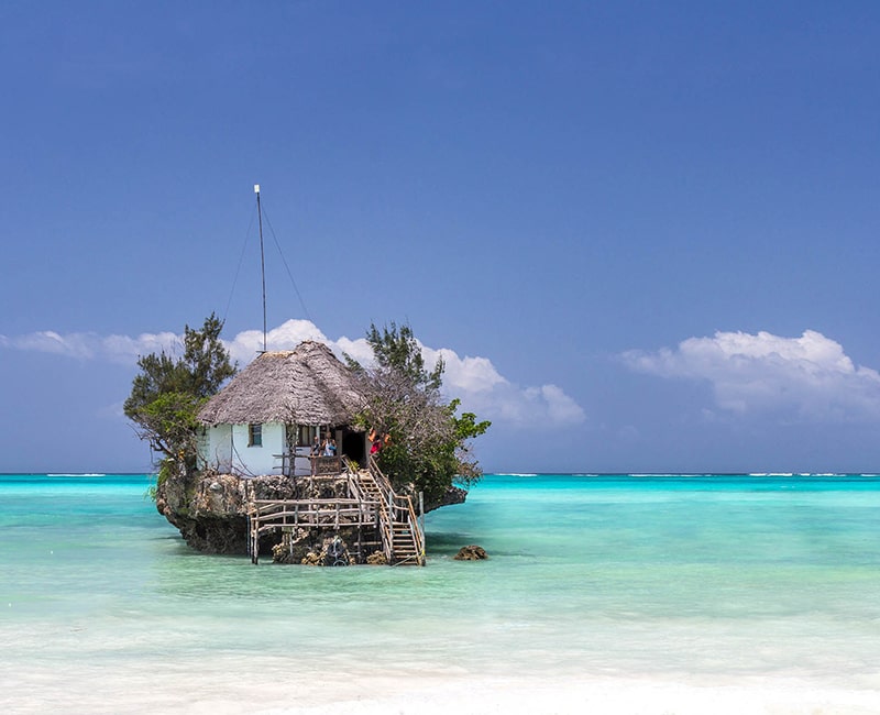 Dining at The Rock Zanzibar