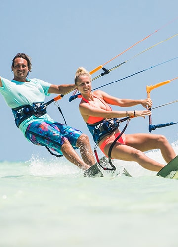 KITE SURFING IN ZANZIBAR