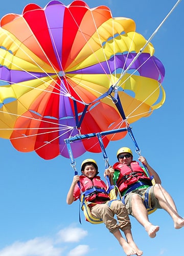 PARASAILING IN ZANZIBAR